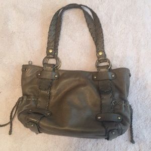 Kooba Sienna Olive Green Leather Bag